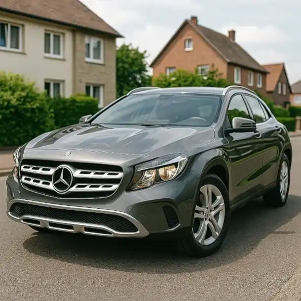 Ein gebrauchtes Mittelklasse-Auto, das zum Verkauf beim Autoankauf in Ahlen bereitsteht.